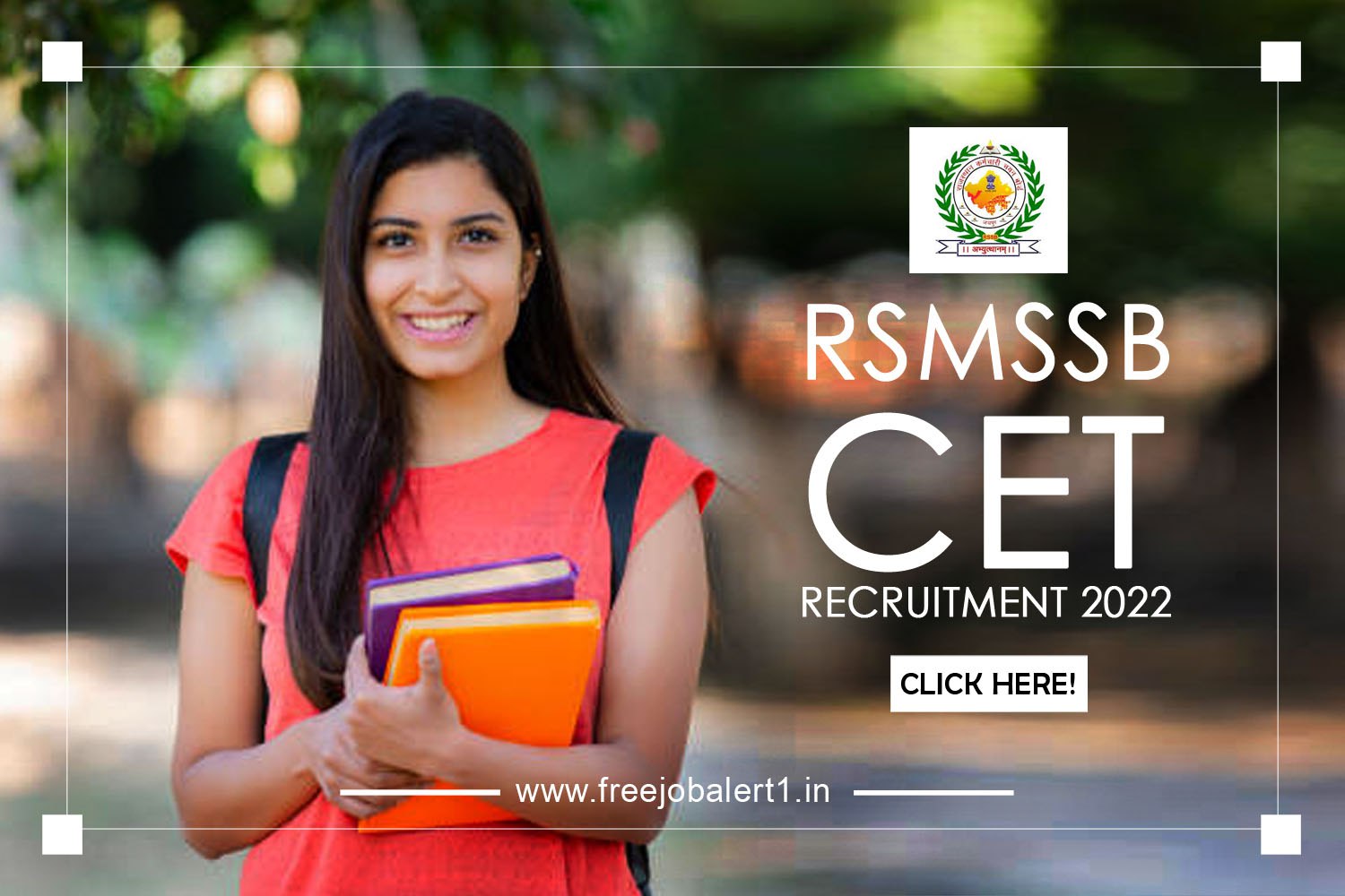 RSMSSB CET Recruitment 2022