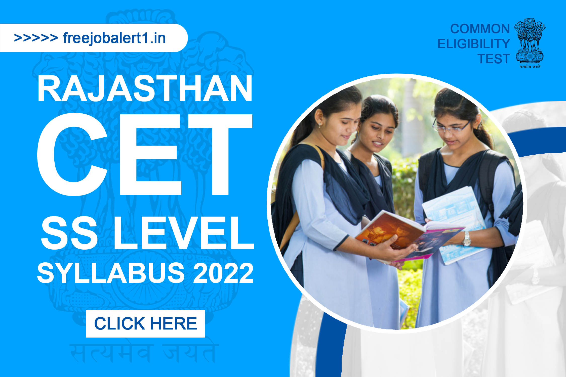 Rajasthan CET Senior Secondary Syllabus 2022