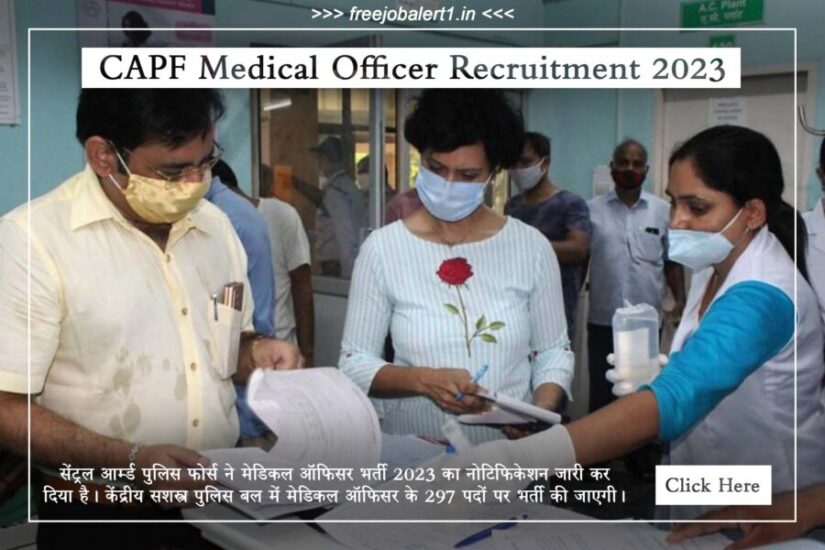 CAPF Medical Officer Recruitment 2023