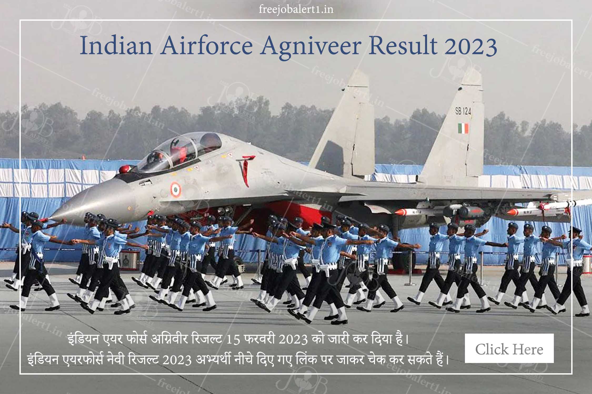 Indian Airforce Agniveer Result 2023
