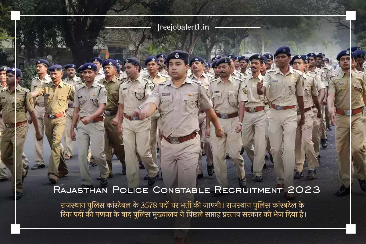Rajasthan Police Constable Recruitment 2023