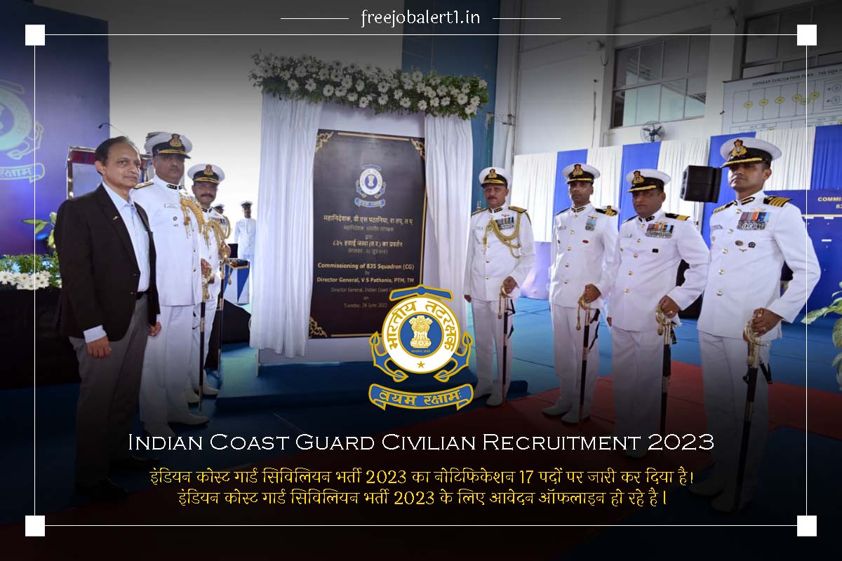 Indian Coast Guard Civilian Recruitment 2023