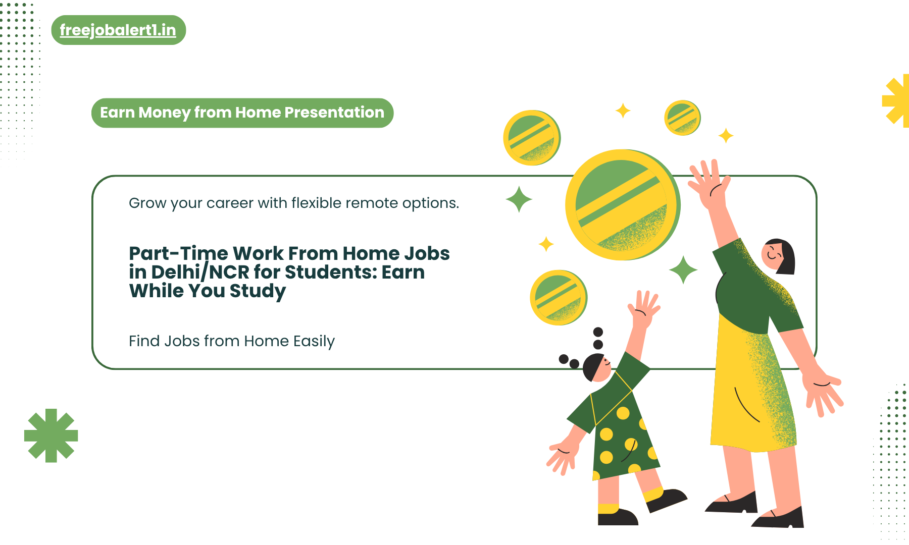 Part-Time Work From Home Jobs in DelhiNCR for Students Earn While You Study